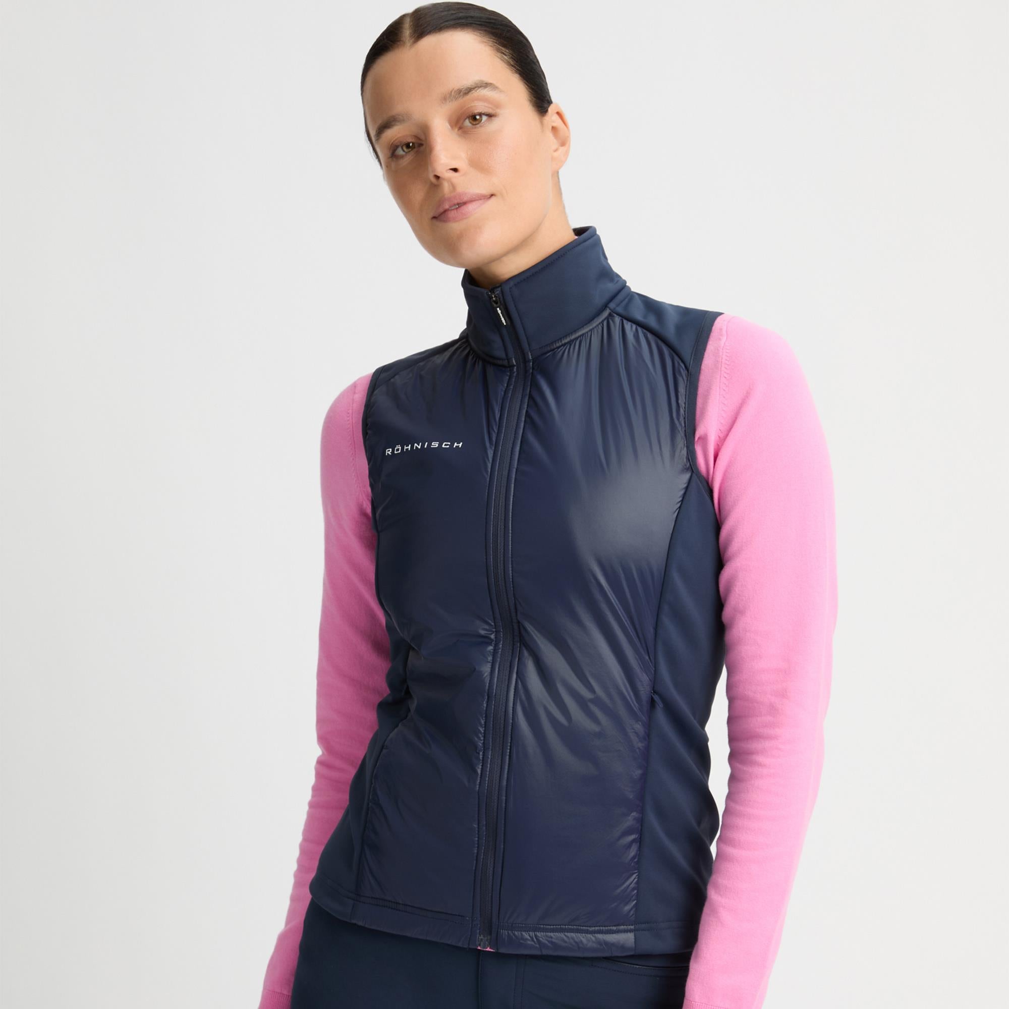 Rohnisch Fiona Hybrid Ladies Golf Vest Navy